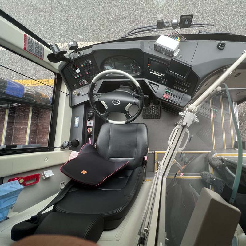 7m Electric Coach Bus Used Condition Front Engine Position for Sale