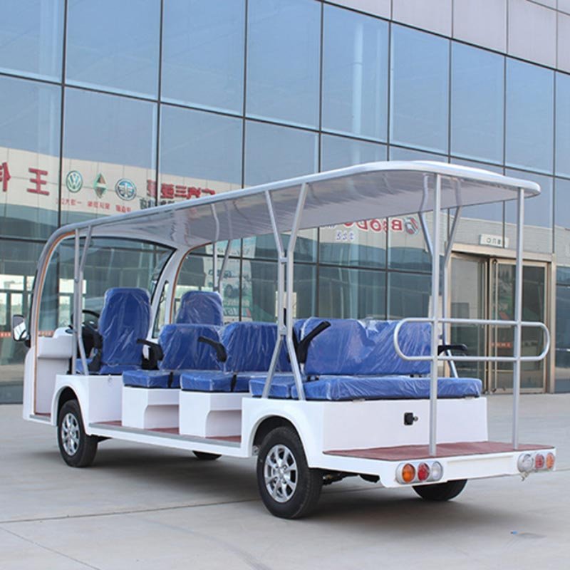 High Quality Electric Tour Amusement Park Sightseeing Bus Scenic Area Reception Car for Sale