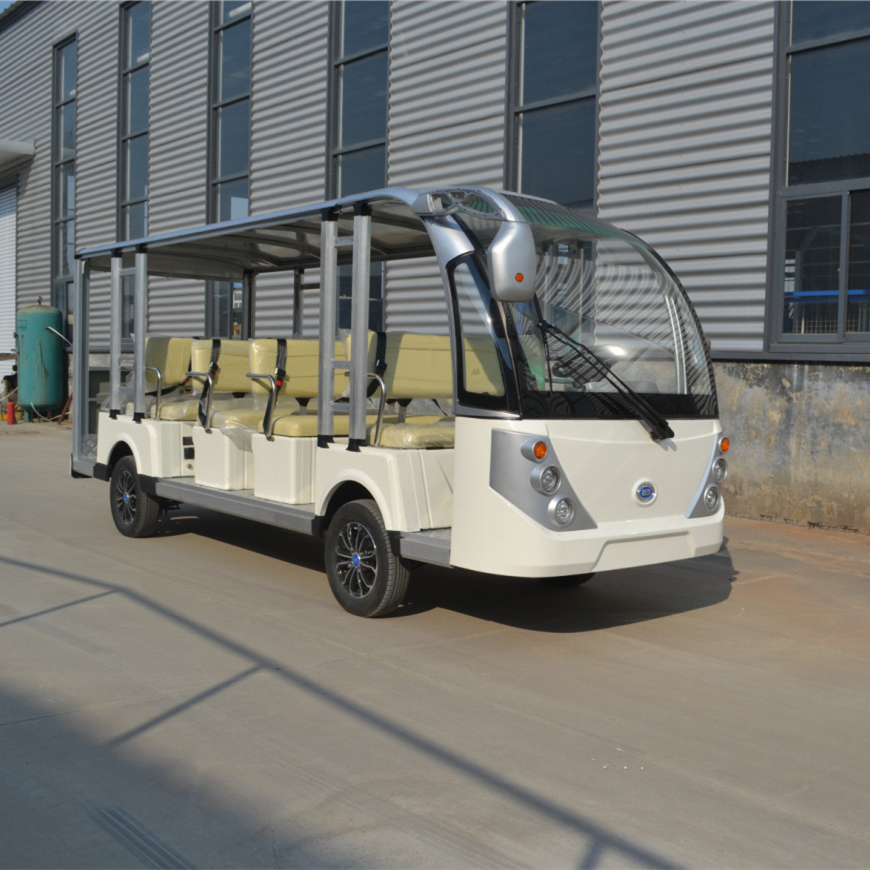 Custom 8-23 Seats Mini Open Roof Tour Bus Electric Four-wheel Drive Sale
