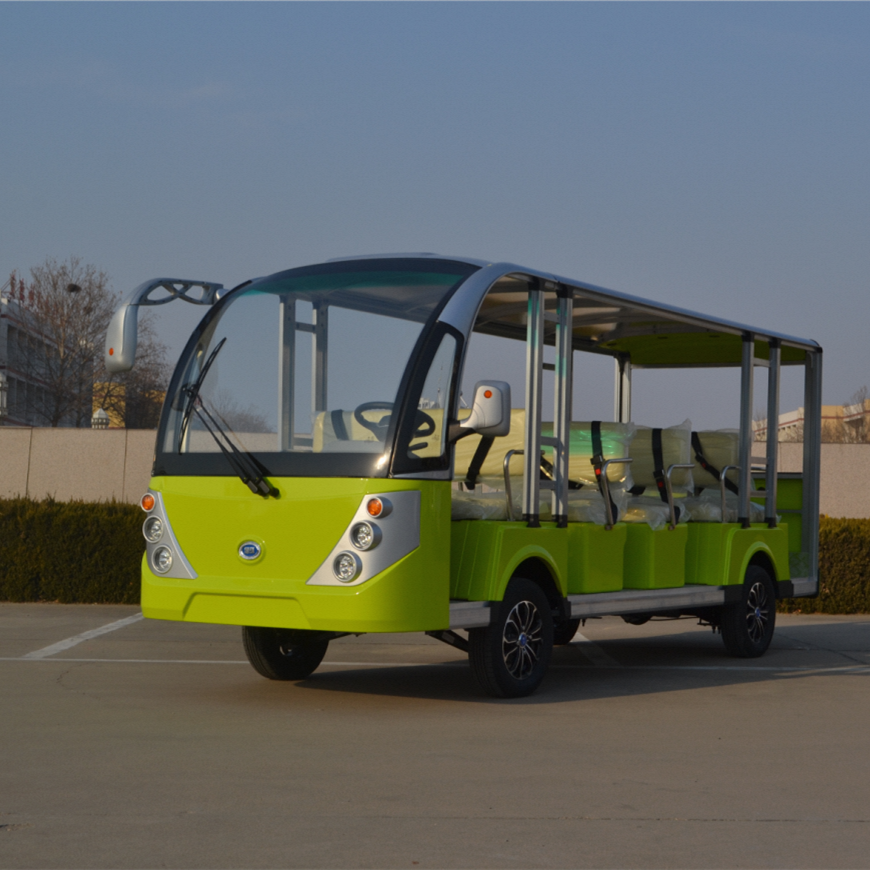 Custom 8-23 Seats Mini Open Roof Tour Bus Electric Four-wheel Drive Sale