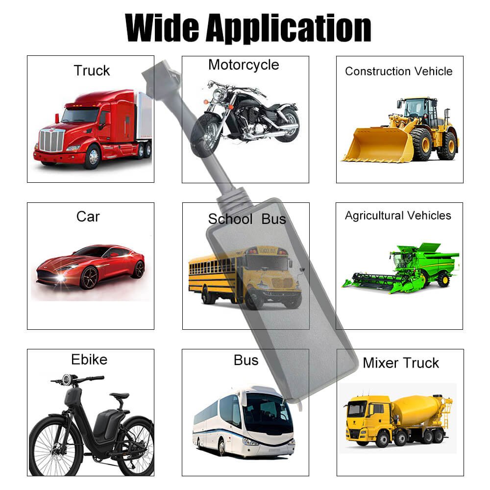 4G Vehicle GPS Tracker GT06 GPRS GPS with Mic SOS Relay Multi Alarm Anti-theft Remote Cut off Fuel GPS Tracking Locator