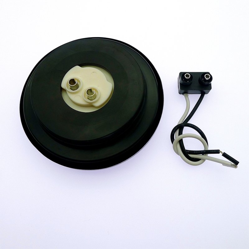 Clear Amber Red Side Marker Light 2-prong Plug Connect 2.5 Inch Round Clearance Lamp for Truck Trailer Lorry Others Car 10-30V