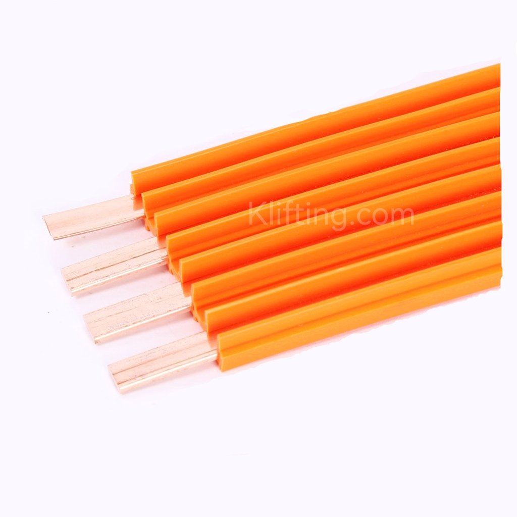 High Quality CE Certificate Insulated Seamless Crane Conductor Bus Bar/ End Tensioner/ Connector/Hanger Clamp