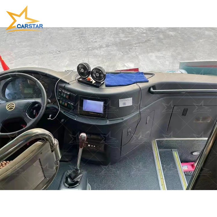 Second-Hand Kinglong Yutong Coach Bus 51 Seats Refurbished Passenger Car with AC