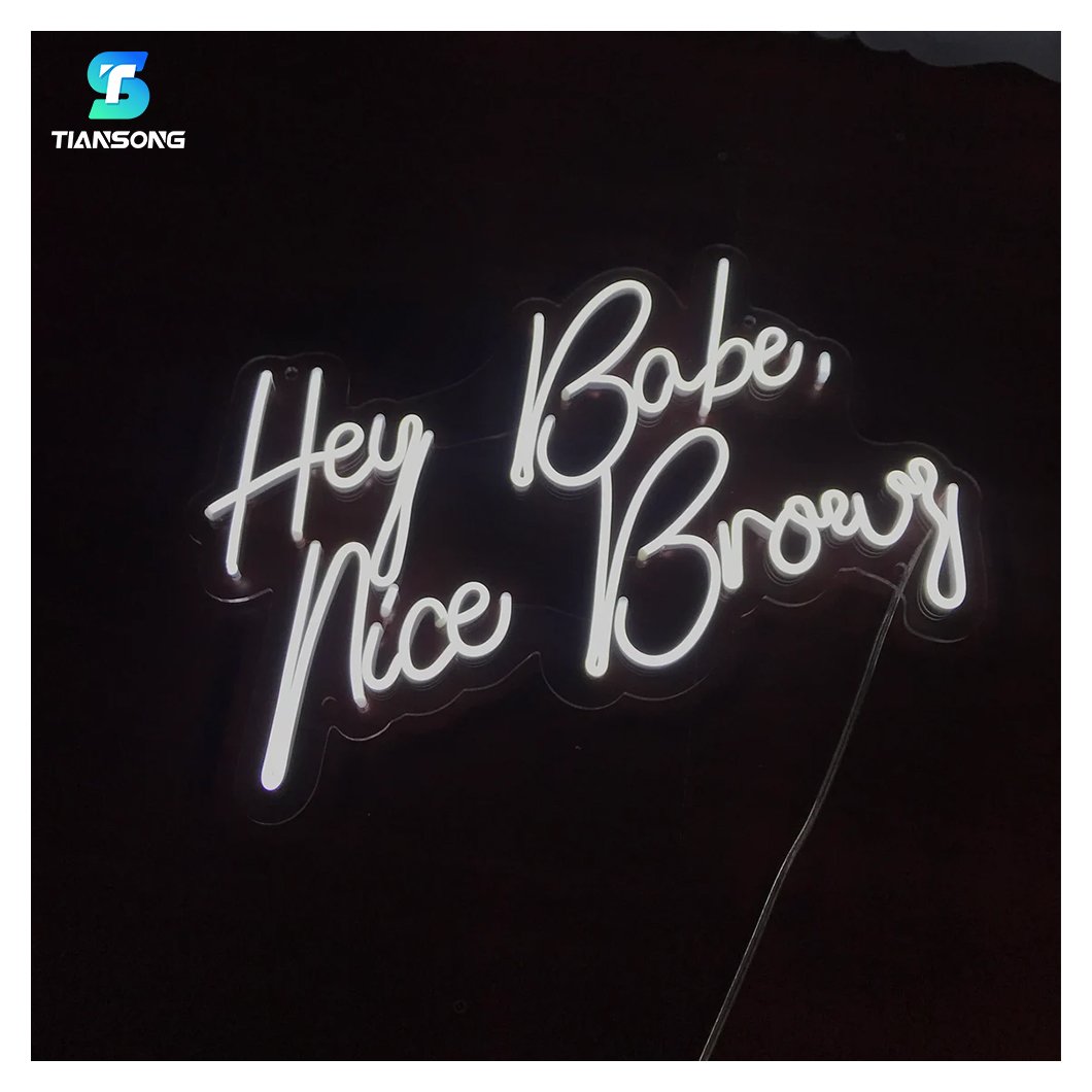Drop Shipping 3D Led Happy Birthday Neon Sign Custom Neon Light up Letter Sign