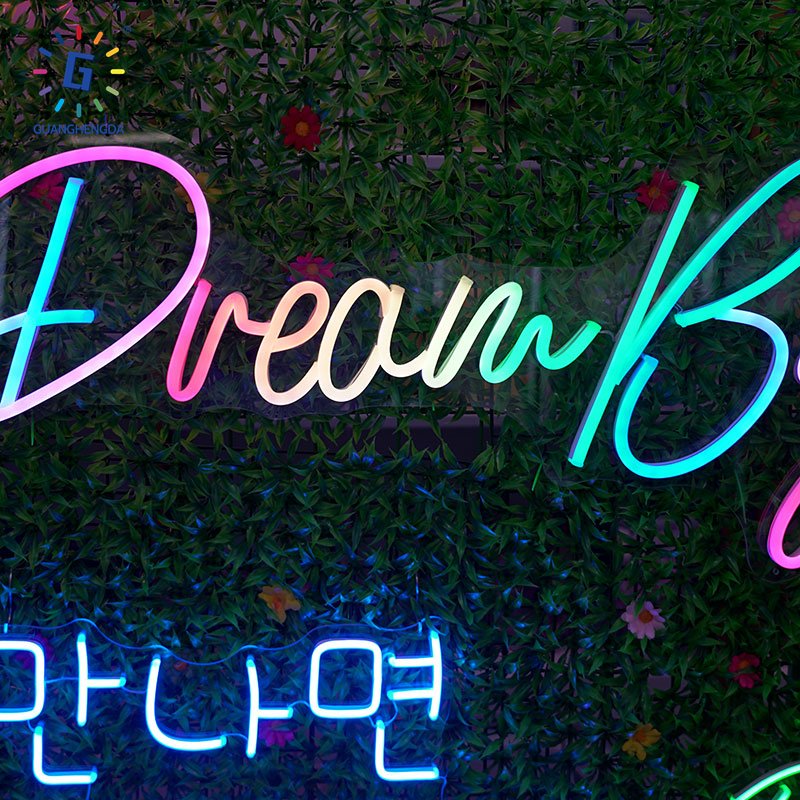 Neon Signs 2023 Popular Kaws Custom Neon Light Sign for Wedding Home Beer Bar Wall Neonsign for Bedroom New Design Sign Maker