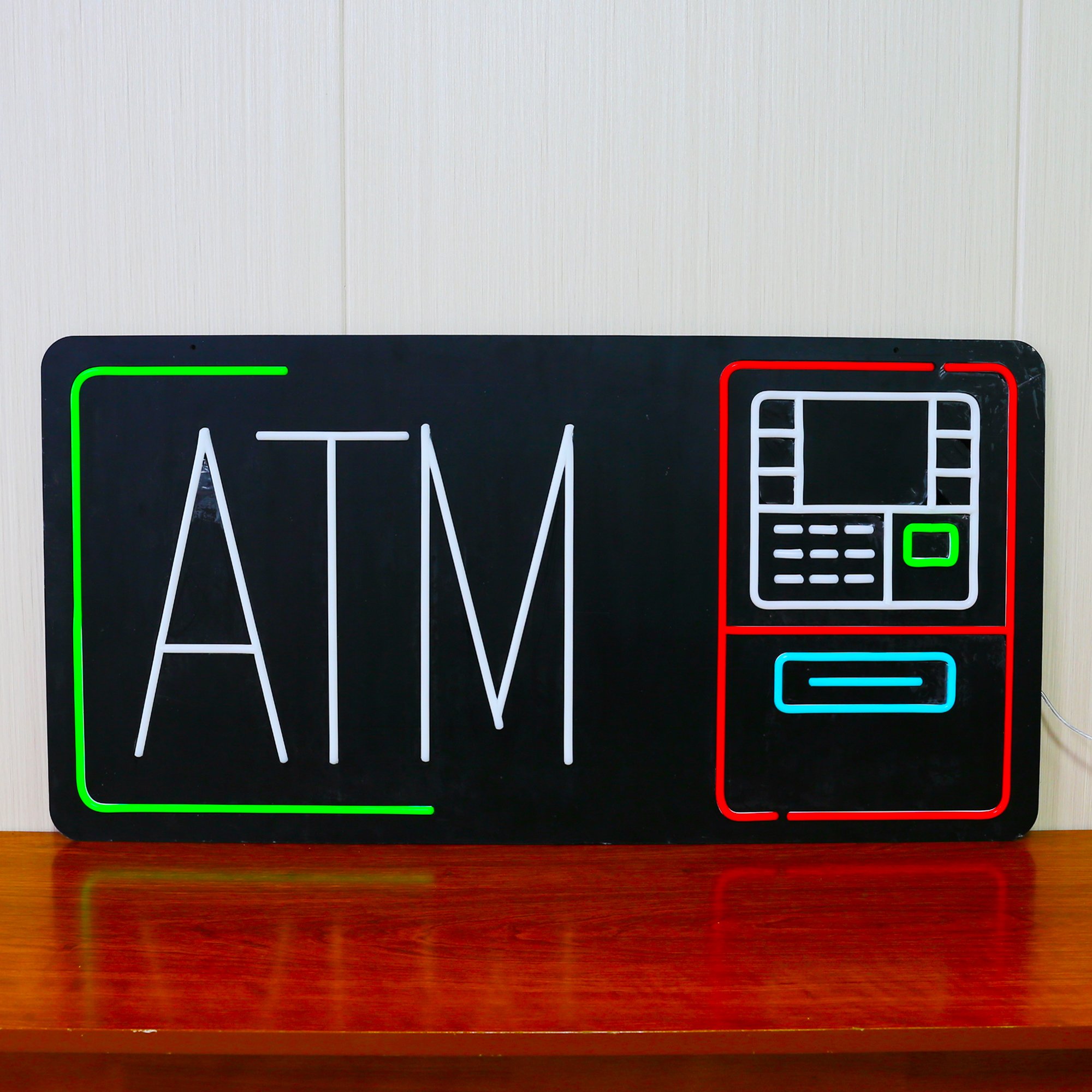 Custom Neon Sign LED Flex ATM Sign Making Machine for Wall Logo Sign Drop Shipping No MOQ Business Window Decoration