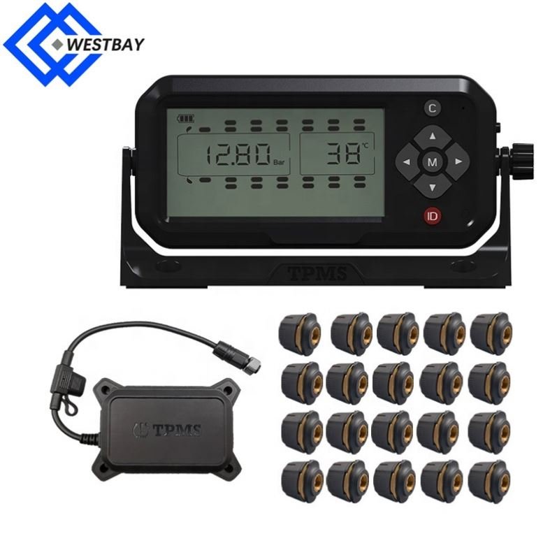 Westbay 6 8 10 12 14 16 18 22 24 26 Wheel Digital 232 Receiver for Truck Tire Pressure Monitoring System