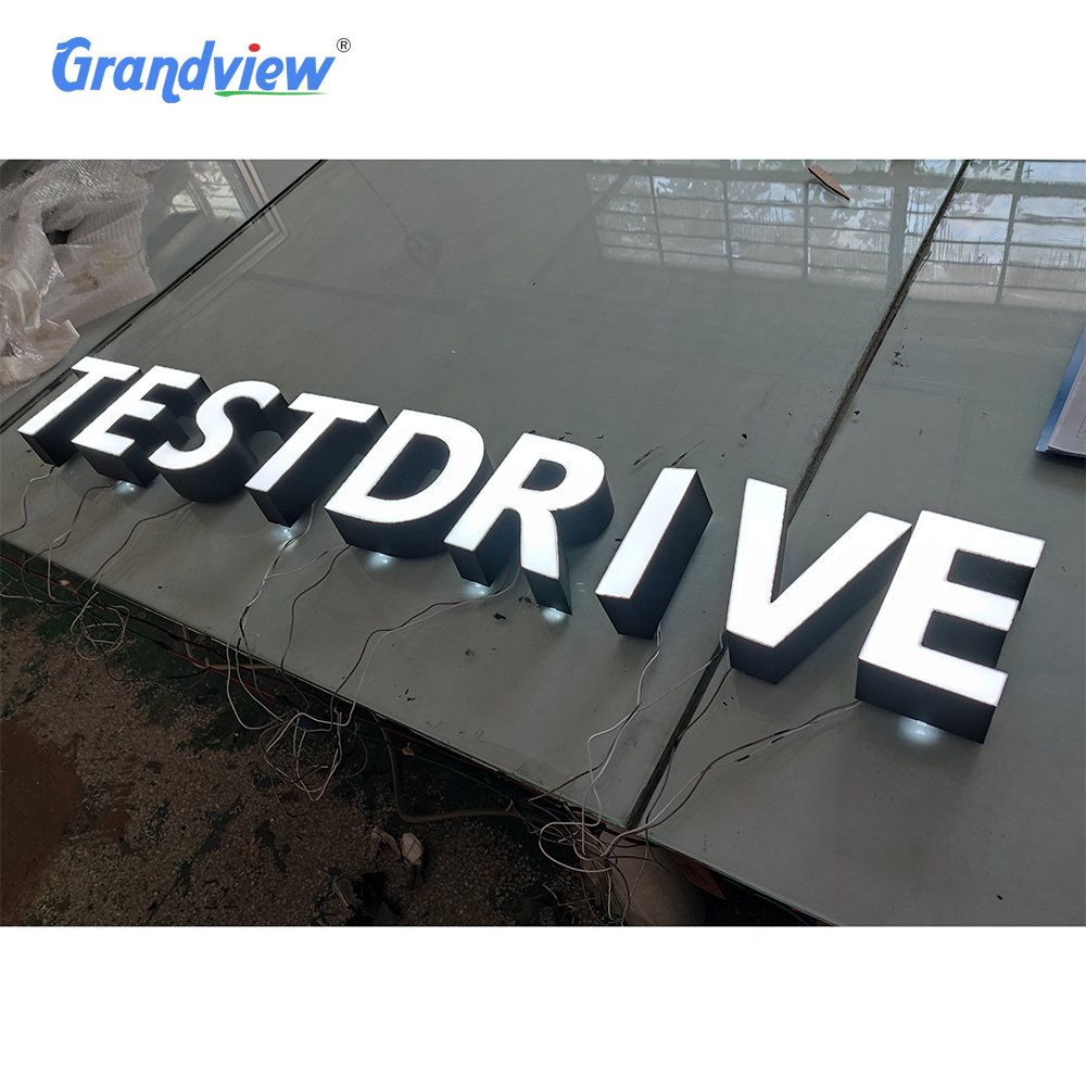 Letters with Large LED Light 3D Advertising Letter Channel Low Price LED Letter Board Sign