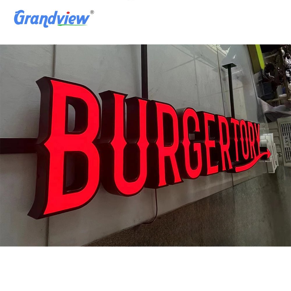 Letters with Large LED Light 3D Advertising Letter Channel Low Price LED Letter Board Sign