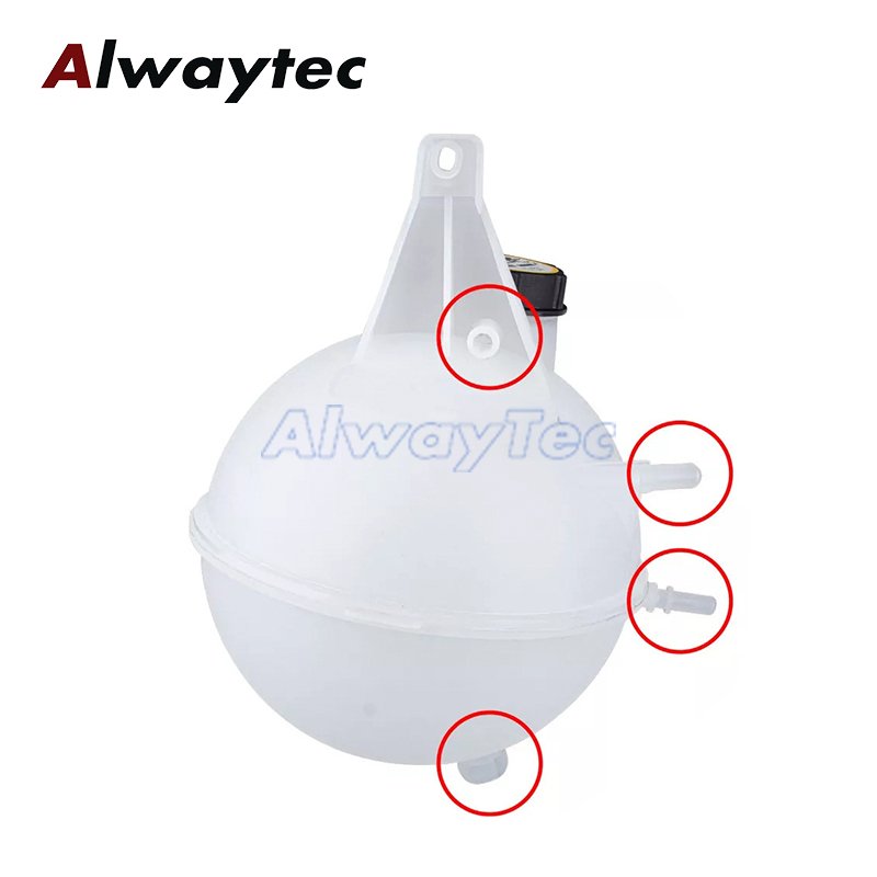 Auto Part Radiator Coolant Expansion Header Tank Reservoir Tank Coolant Overflow Tank with Cap