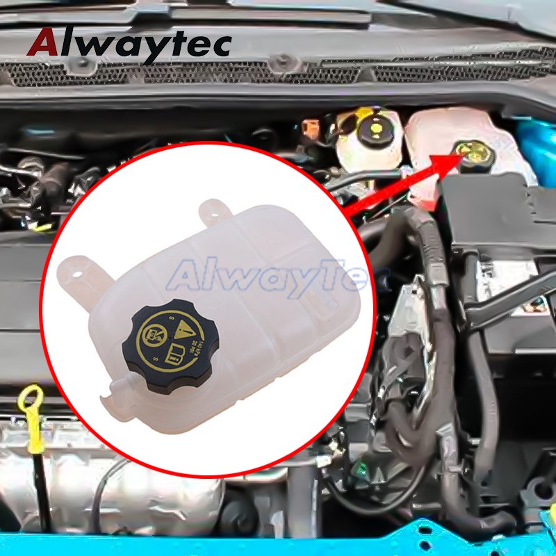 Auto Part Radiator Coolant Expansion Header Tank Reservoir Tank Coolant Overflow Tank with Cap