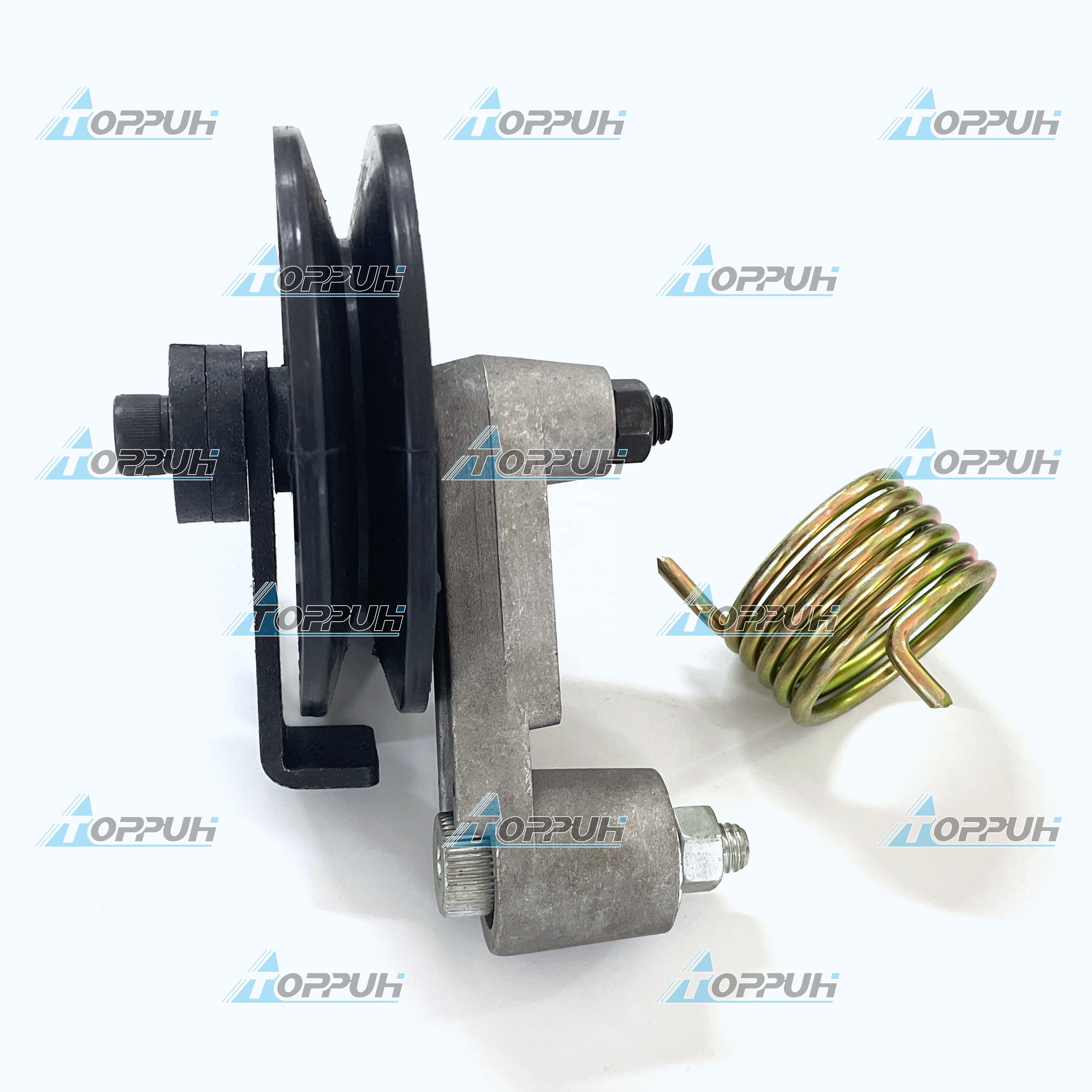Belt Pulley Tensioner Assy 6725212 6700115 73G656 for Loaders Cooling Fan Drive Belt Tensioner Pulley 6662997