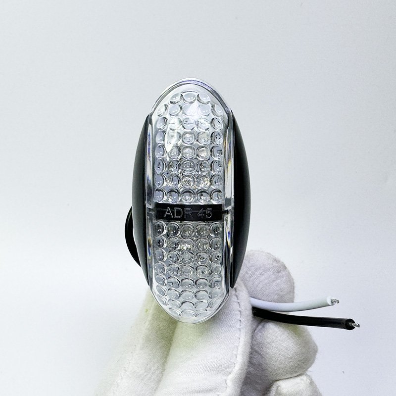 Trailer Car Accessories Clearance Light, 10-30V Truck Side Marker Light, 4 Leds Truck Side Indicator