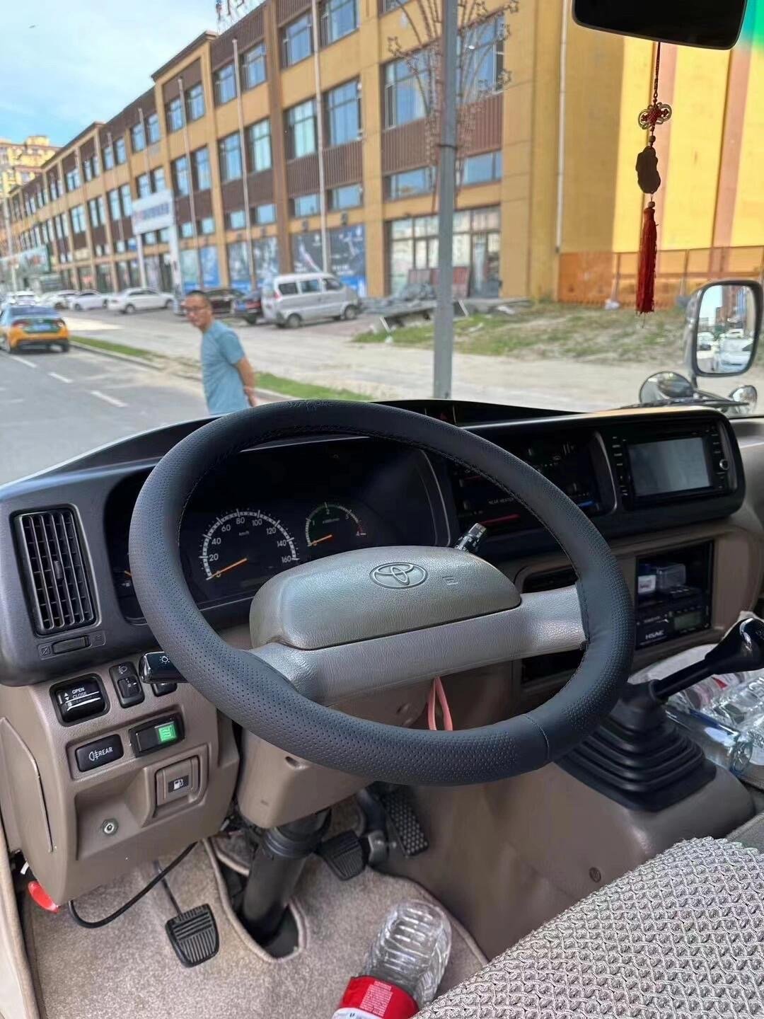 2018 Toyota Coaster Bus Best Selling Diesel Manual Transmission RHD Steering Front Engine 4L Capacity Used Coaster China Sale