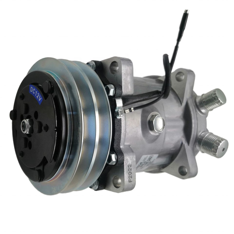 Stock on Sale Factory Price AC.100.252 7H15 Car AC Compressor UNIVERSAL 12V Car Air Condition Compressor OE 82011594 AC System