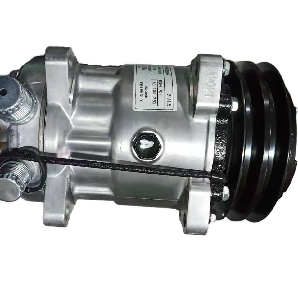 Stock on Sale Factory Price AC.100.252 7H15 Car AC Compressor UNIVERSAL 12V Car Air Condition Compressor OE 82011594 AC System