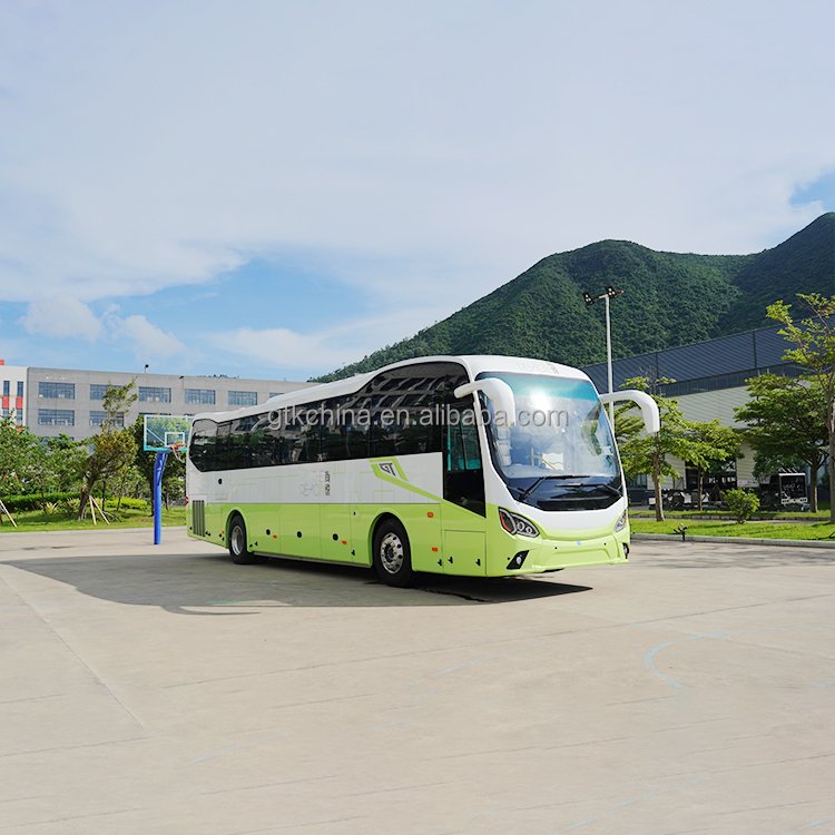 Popular 12m Luxury Passenger Bus 60 Seater Diesel Tour in China 50 Seats with Manual/Automatic Steering New Bus