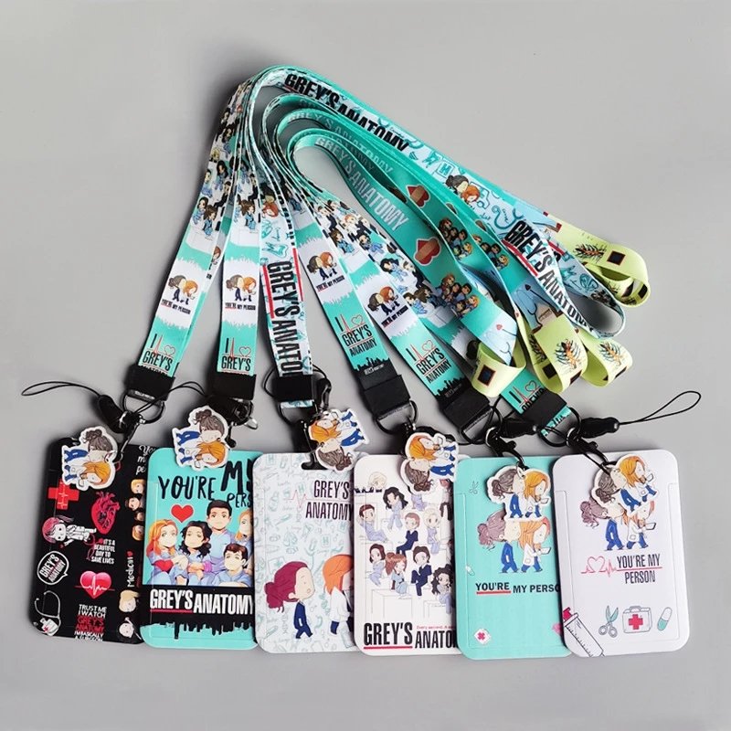 Medical Credit Card ID Holder Badge Lanyard Doctor Nurse for Student Women Travel Bank Bus Business Card Cover Badge