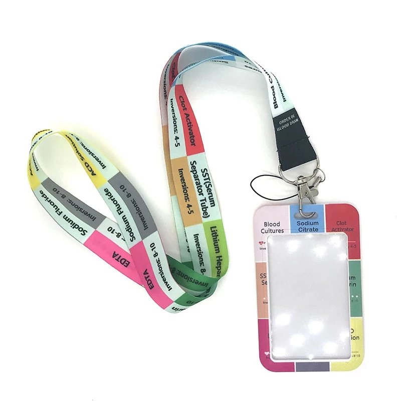 Medical Credit Card ID Holder Badge Lanyard Doctor Nurse for Student Women Travel Bank Bus Business Card Cover Badge
