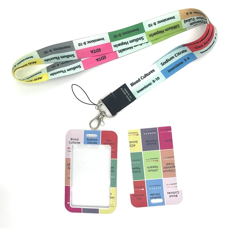 Medical Credit Card ID Holder Badge Lanyard Doctor Nurse for Student Women Travel Bank Bus Business Card Cover Badge