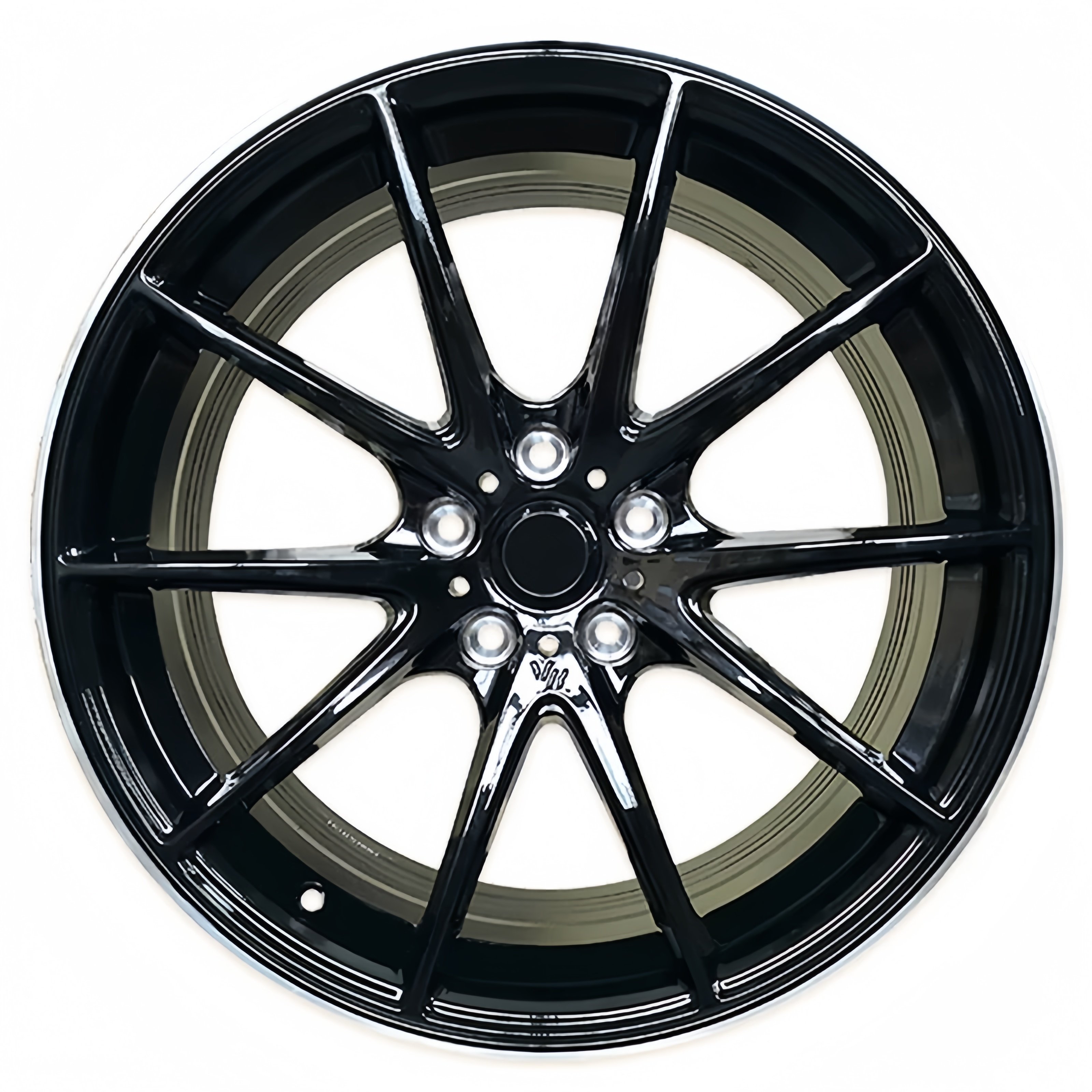 Alloy Cast 17 Inches 5 X 105 Rims Jy Black and Silver Ready to Ship BBS Rims Wheel Original New Design for Passenger Car Wheels