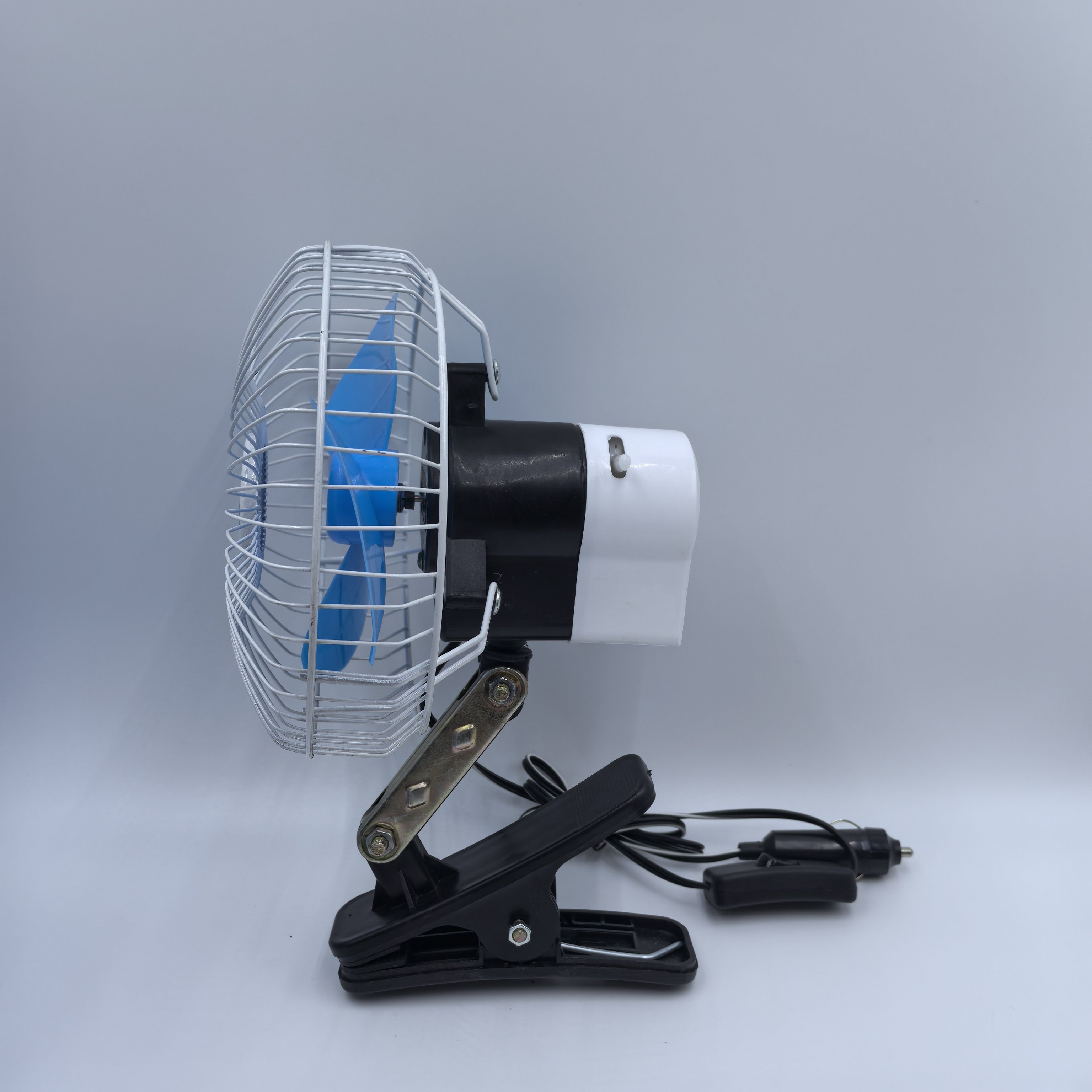 Carfu Car Accessories Ac-2315 High Quality Design 12v Usb Strong Wind 6 Inches Cigarette Lighting Plug Car Fan Car Cooling Fan