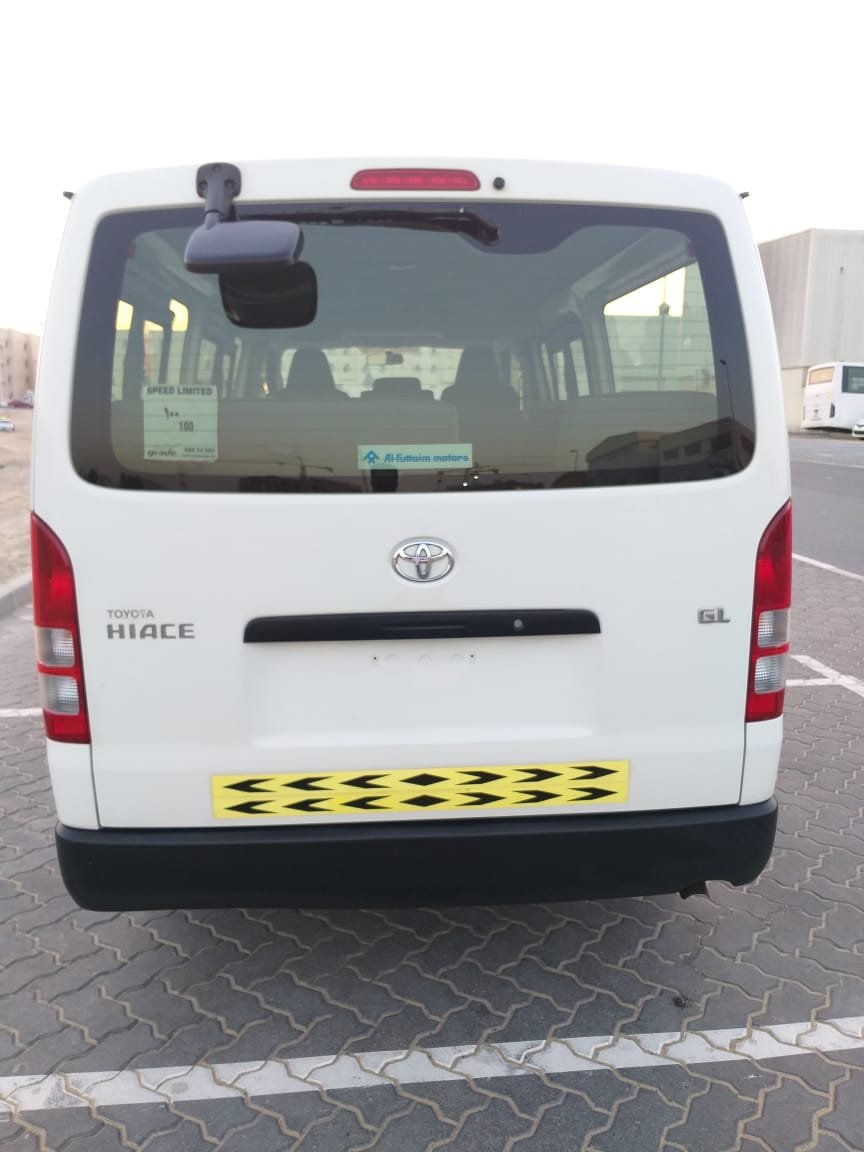 Used 2016 Toy Ota Hiace Flat Roof MINI Max Bus Engine VAN Shuttle Color Transmission Japan Dubai UAE Type Seats LHD Gas Diesel