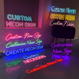 Custom Neon Sign Wall Decor Personalized LED Neon Light Advertising Board Logo Sign Customizable Logo Name Lights for Bedroom