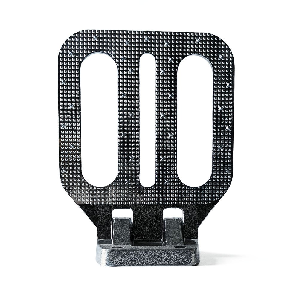 China Factory Direct Sales Silver Folding Step Heavy Duty Trailer Truck Van Flip Down Side Pedal Zinc Alloy Folding Foot Steps