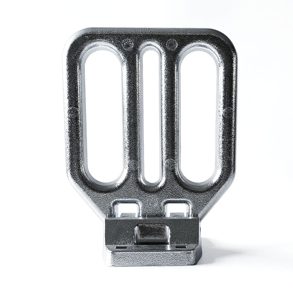 China Factory Direct Sales Silver Folding Step Heavy Duty Trailer Truck Van Flip Down Side Pedal Zinc Alloy Folding Foot Steps