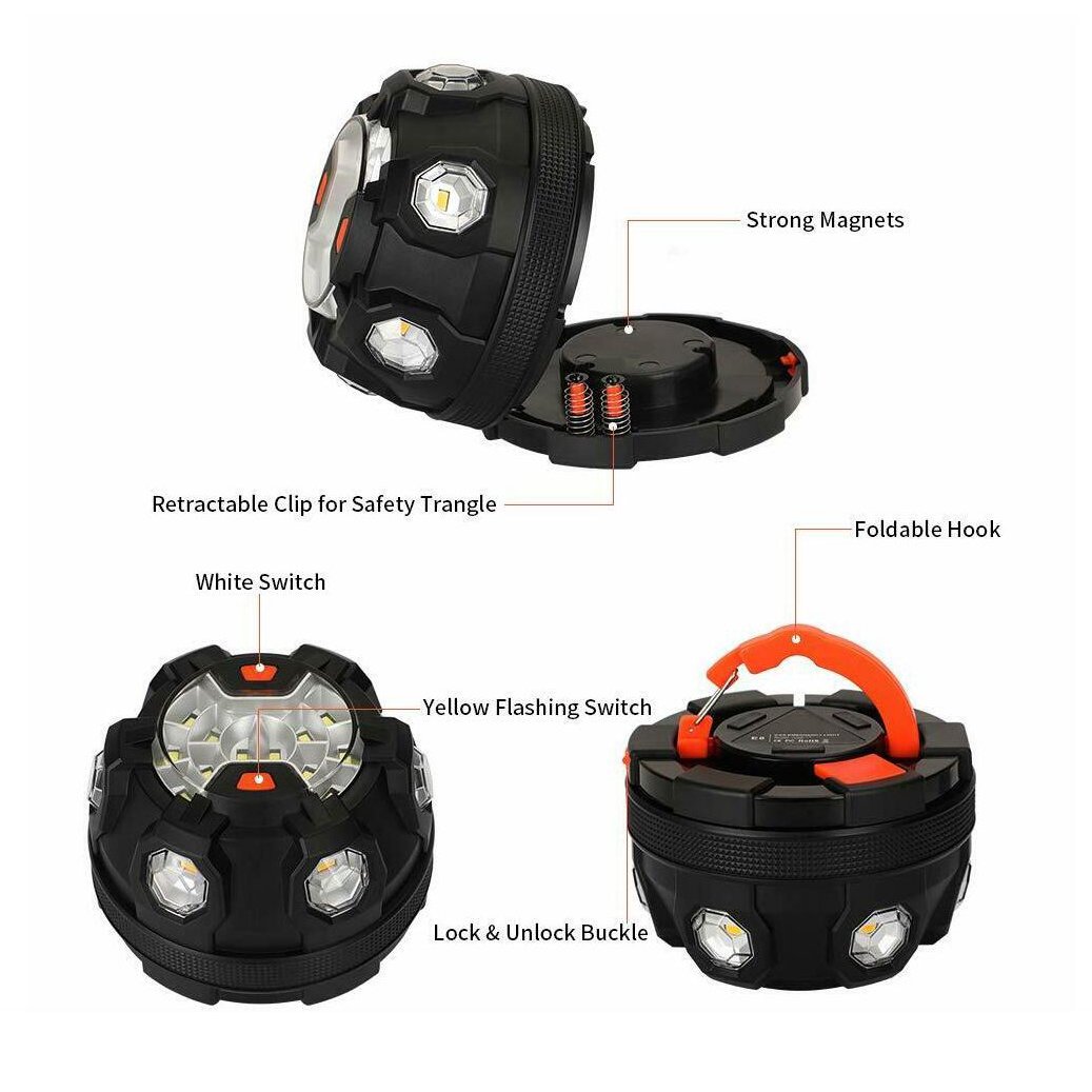 Factory Direct Sell OEM Cheap Price V16 Led Safety Warning Lamp Signal Emergency Strobe Light for Car
