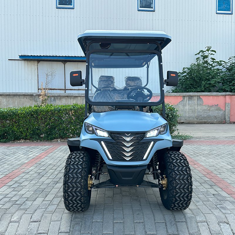 New Model Style J Factory 4 Seat Sightseeing Bus Club Cart Electric Off Road 2 + 2 Golf Buggy Hunting Cart