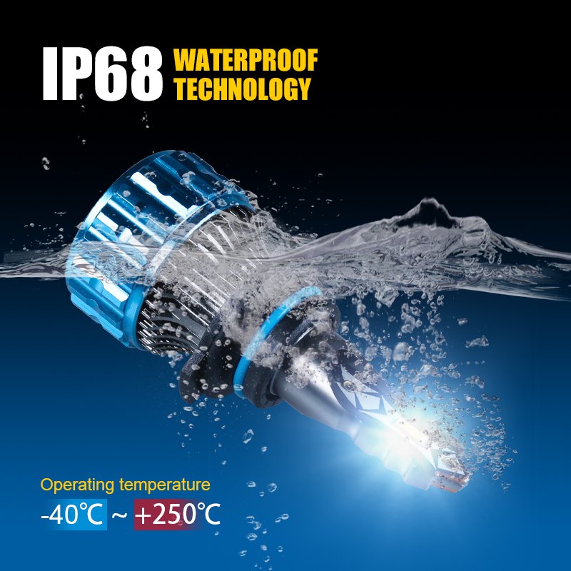 Super Bright H4 LED H7 Led Headlight Bulb 12V 24V Luces Led Para Autos With Can Bus CSP 1860 for Car Auto 50000 Lumen 9005 Led