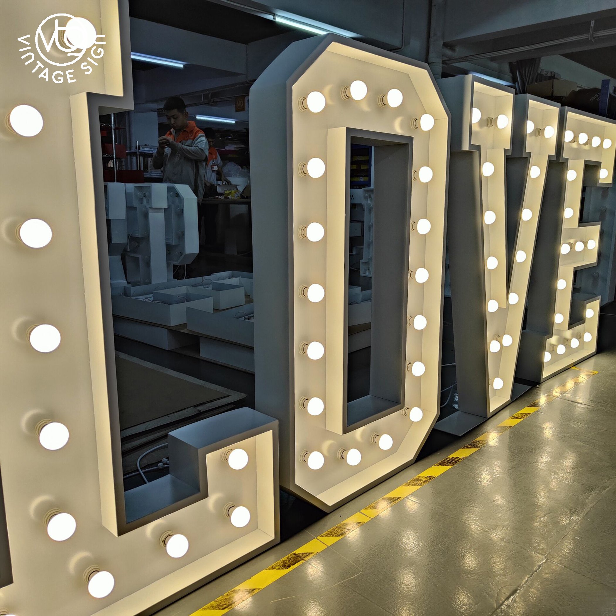 5ft Love Led Number Letter 3ft Large Lighted Letters Stainless Steel 26 English Marquee Sign