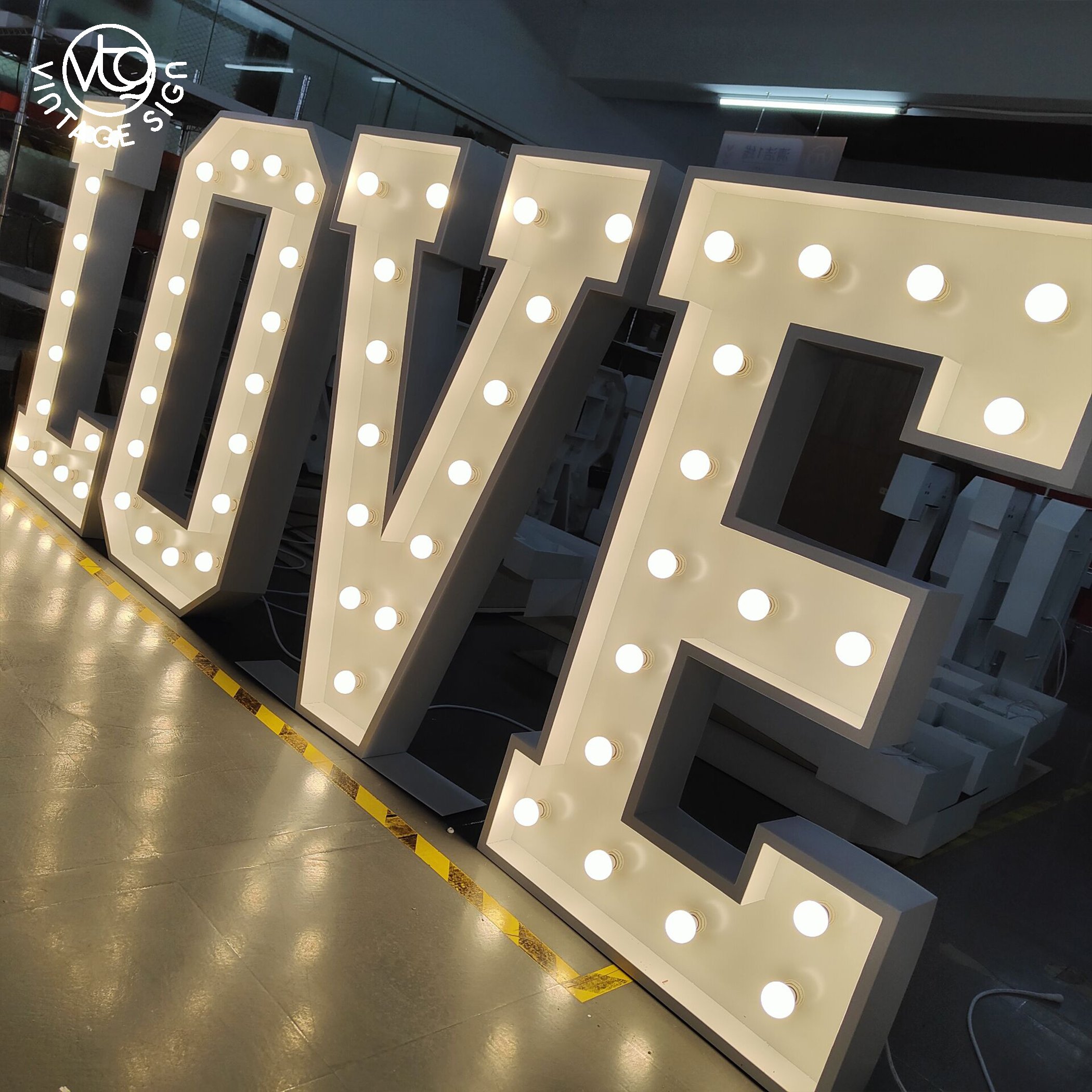 5ft Love Led Number Letter 3ft Large Lighted Letters Stainless Steel 26 English Marquee Sign