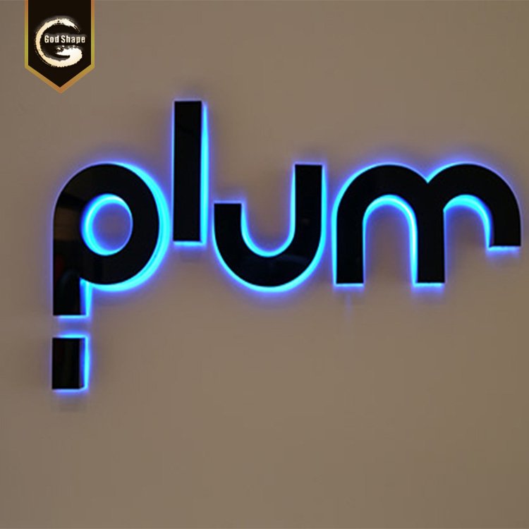 Customized Font and Color 3D Channel Letter Light Box Back-lit Illuminated Sign Letters