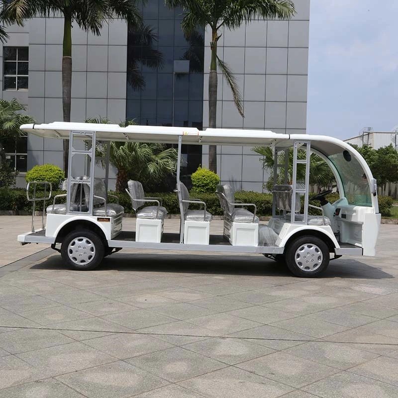 Chinese New Mini Vehicle Tourist Shuttle Bus 23 Seat Sightseeing Car Electric