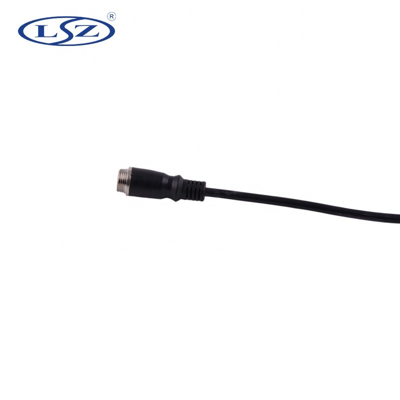 LSZ Truck Bus Trailer Van Train RV Car Mobile DVR Vehicle Backup Camera Accessories 4 Pin Male Aviation Connector Adapter Cable