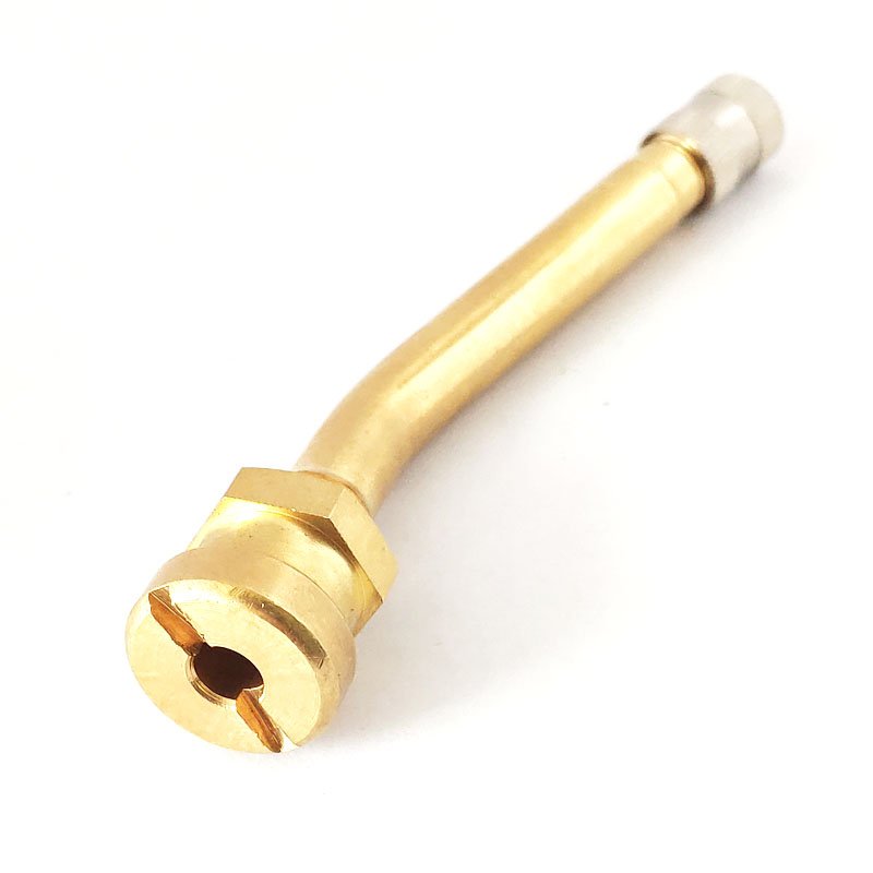 V3.20.7 TRUCK and BUS TIRE VALVE BRASS CLAMP-IN METAL GOLDEN COLOR TUBELESS TYRE VALVES