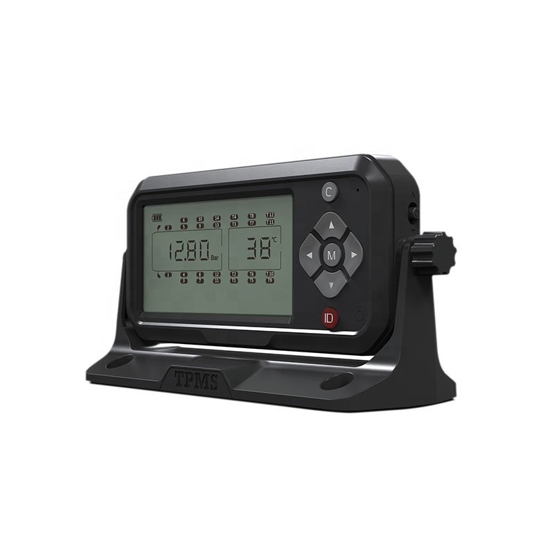 Truck TPMS 8 Wheels Internal Paste Type Sensors Real-time Rubber Tyre Air Tubeless Tire Pressure Monitoring System