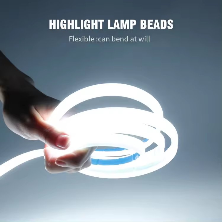 New Universal 1.5/1.8M Start-scan Led Car Hood Light Flexible Daytime Running Lights Strip Deacorative Lamp Accessories