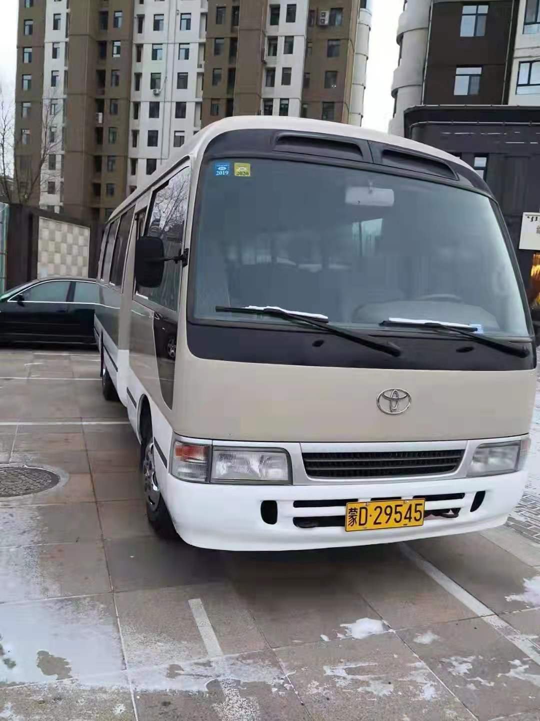 toyota coaster coach Bus with Left Hand Drive 30 Seats Bus Used Car in Cheap Price Manual 1hz Engine diesel coach Passenger Bus