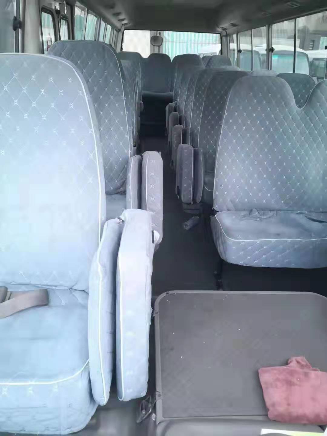 toyota coaster coach Bus with Left Hand Drive 30 Seats Bus Used Car in Cheap Price Manual 1hz Engine diesel coach Passenger Bus