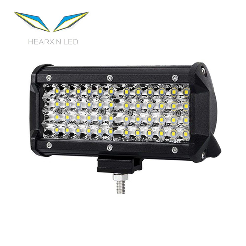 7 Inch 144W Work Light Bar Spot Light Fog Lamp Driving Light Car Accessories for Offroad 4x4 JEEP SUV ATV Truck Bus Boat 12V 24V