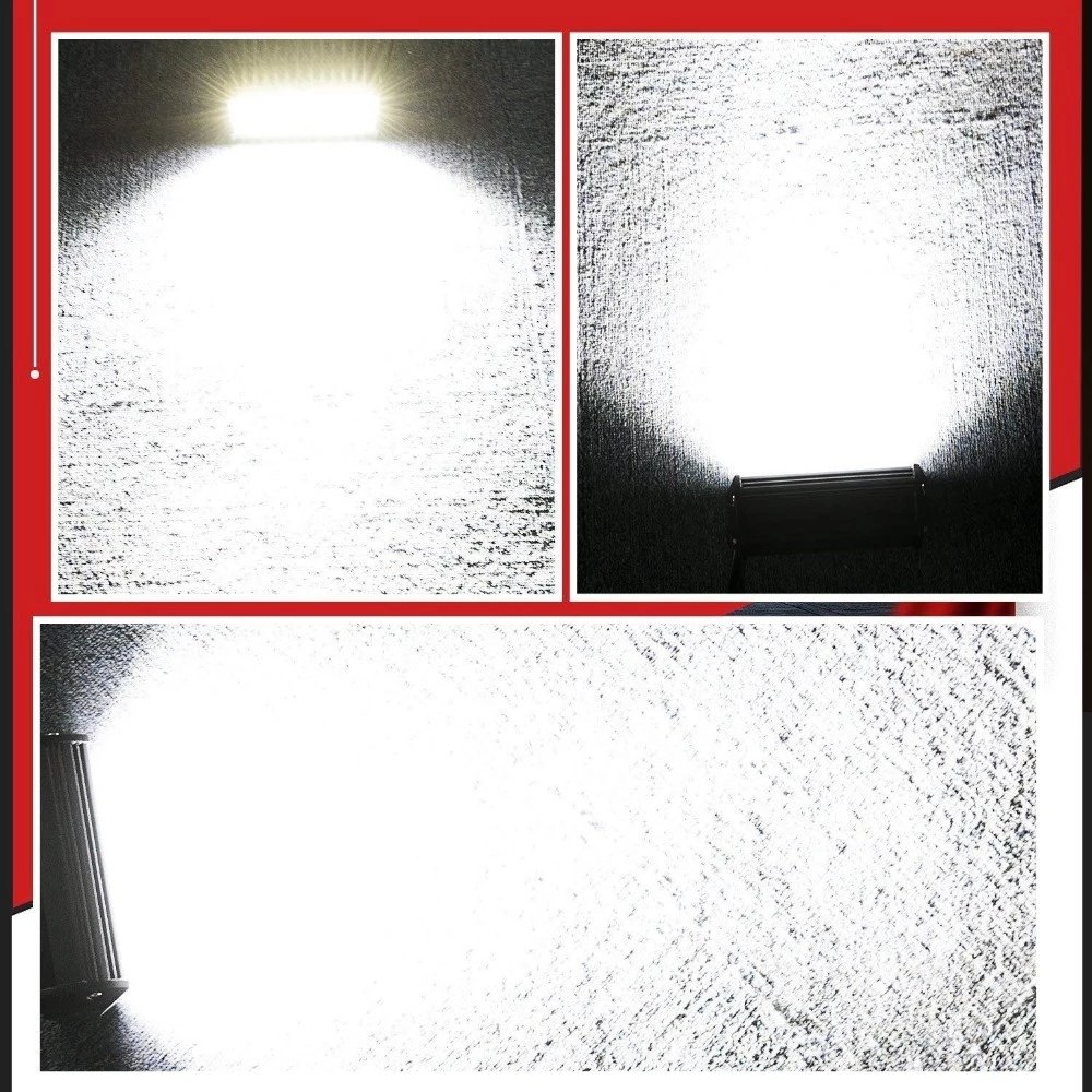 7 Inch 144W Work Light Bar Spot Light Fog Lamp Driving Light Car Accessories for Offroad 4x4 JEEP SUV ATV Truck Bus Boat 12V 24V