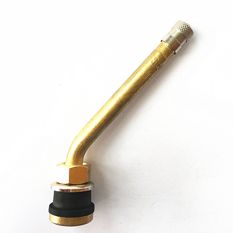 TR572 Truck and Bus Brass Tubeless Valves Different Length Metal Clamp-in Valves