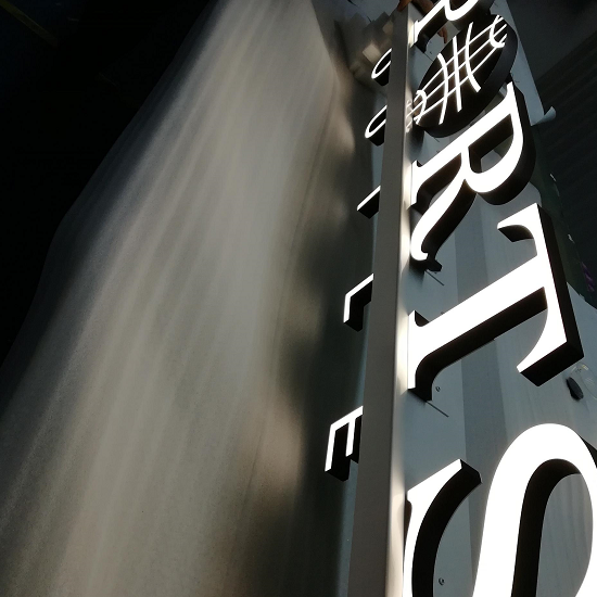 Custom 3d Acrylic LED Front Illuminated Sign Channel Letter Building Signs for Outdoor Store Advertising Lighting
