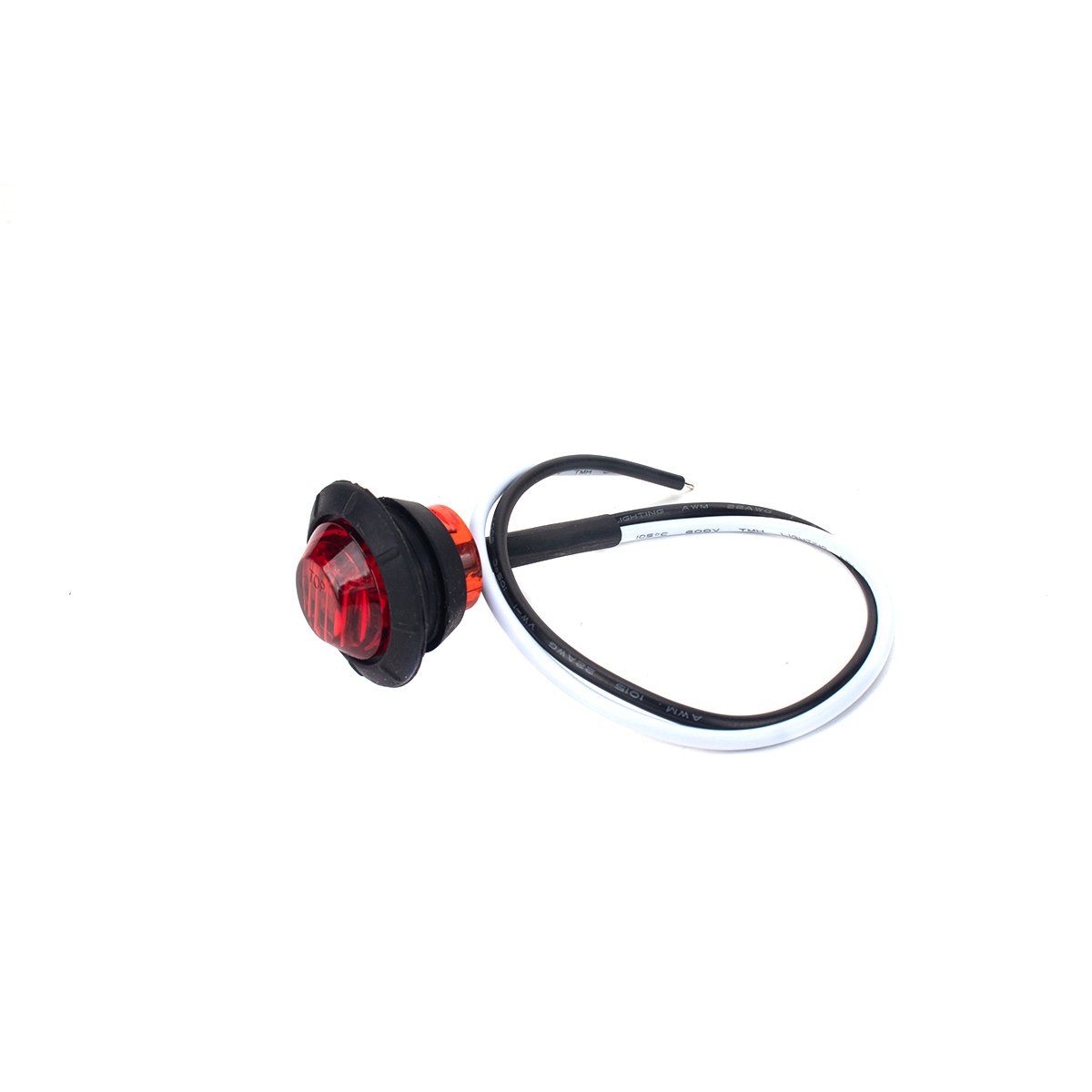 10 PCS LED Bullet Side Marker Clearance Lamp Indicator Light Flush Mount Kit for Truck, RV Car, Bus, Trailer,Van Caravan Boat