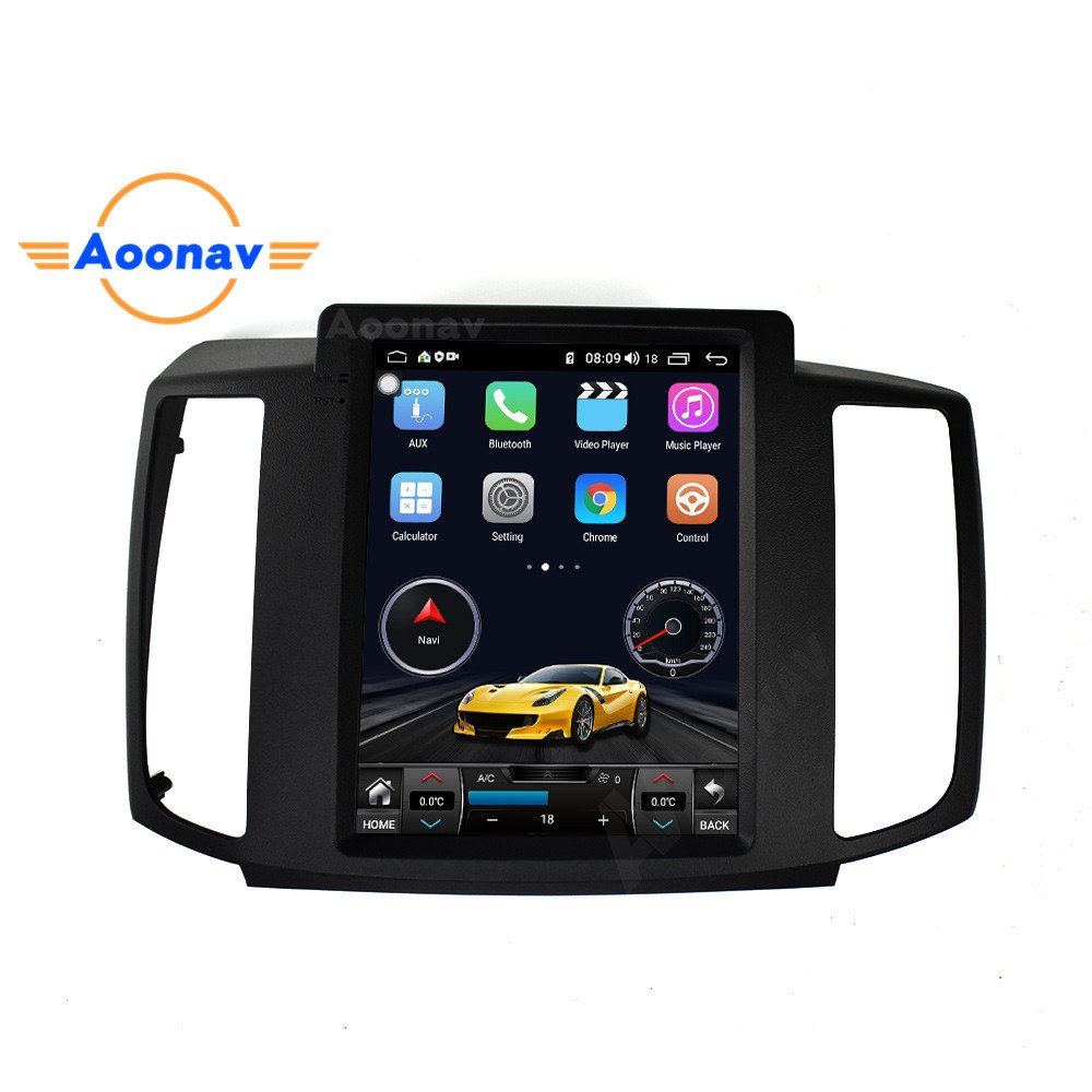 Car tesla Vertical Screen Stereo for Nissan MAXIMA 2009 2010 2011 2012 Car Radio Multimedia Player GPS Navigation Tape Recorder